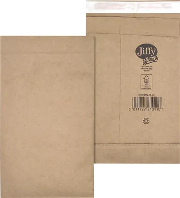 Productafbeelding van Jiffy Papierpolstertasche Nr. 0 30001310 br 200 St./Pa