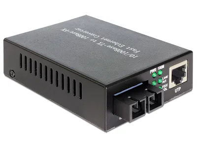 Produktbild von DeLOCK 86215, 100 Mbit/s, 100Base-TX, 10Base-T, 100Base-FX, 10,100 Mbit/s, 20000 m, 1310 nm