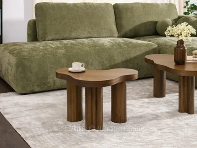 Produktbild von Kleiner Couchtisch ZEVO – Walnuss