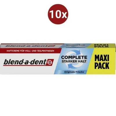 Immagine prodotto di Blend-a-dent Crema adesiva per protesi dentarie 10 x 70 ml