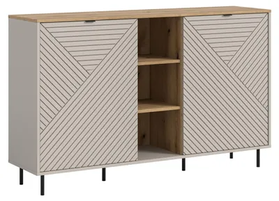 Produktbild von xonox.home Sideboard Campus Kaschmir Nachbildung B/H/T: 154x95x40 cm