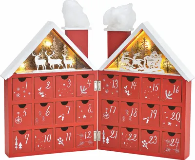 Immagine prodotto di Casa calendario dell'Avvento con LED - da dispiegare