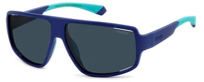 Obrázek produktu pro POLAROID PLD 7054/S FLL MATTE BLUE 61/12/140 Pánské sluneční brýle