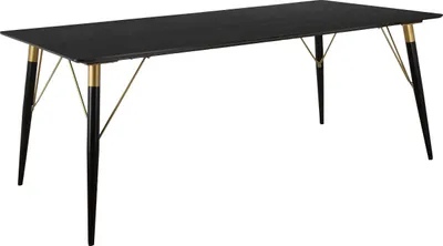 Produktbild von Unagi - Esstisch 120x80 cm Schwarz Gold