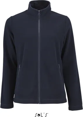 Produktbild von SOLs 02094 | Damen Plain Fleece Jacke Norman - Farbe: Navy - Größe: L