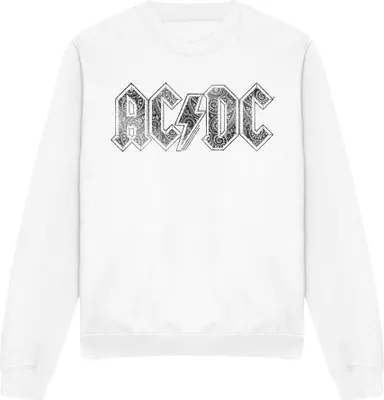Productafbeelding van AC/DC - Sweater voor heren/dames, uni model, TV11162 (maat S) (wit)