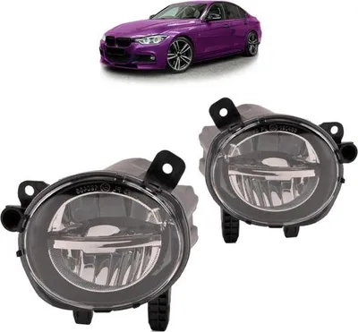 Image de Kit de phares antibrouillard à LED en verre clair compatible avec la série 2 F22/F23/F45/F46