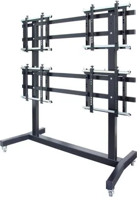 Productafbeelding van ITB OM07095 Platte schermtafelbeugel, 139,7 cm (55"), vloerzwart