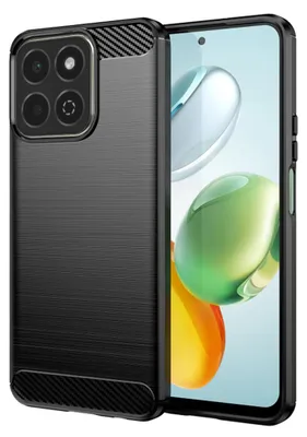 Zdjęcie produktu dla Etui Carbon Shield do Honor 200 Smart/X7c - Luksusowa Ochrona w Czerni KP36638