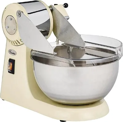 Produktbild von Santos Teigknetmaschine mit Spiralgabel, 10 L Schüssel, 4 kg Knetkapazität, 600 W