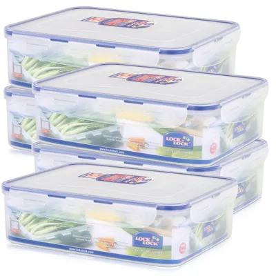 Produktbild von Lock&Lock HPL834 Multifunktionsbox 3,9L - Luft und Wasserdicht (5er Pack)