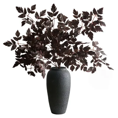 Kunstpflanzen Herbstdeko 4er Set, 90 cm, Kunstblätter Zweige