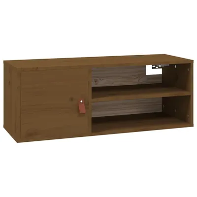 Obrázek produktu pro vidaXL Nástěnná skříňka Honey Brown 80x30x30 cm Borovicový masiv