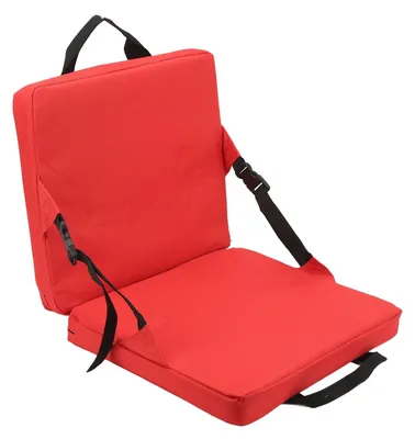 Image de Omgoods - Coussin de siège portable avec dossier - Siège pliant et confortable pour les activités de plein air