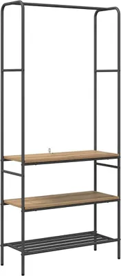 Obrázok produktu pre vidaXL Vešiak na odevy Artisan dub 77 x 30 x 171 cm drevený materiál