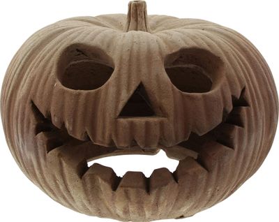 Großes Kürbis-Windlicht Halloween  Ø 29 x 20 cm