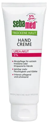 Produktbild von Handcreme, Sebamed, Handcreme, Urea 5%, für intensive Feuchtigkeitspflege, gegen Irritationen und Juckreiz, für sehr trockene Haut, 75ml