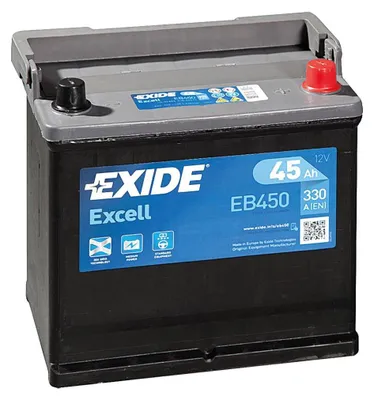 Obrázek produktu pro Startovací baterie Exide 12V 45Ah 330A (CZ)