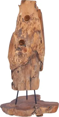 Produktbild von The Living Store Weinständer für 8 Flaschen 40x30x80 cm Massivholz Teak