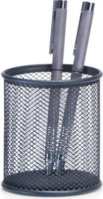 Produktbild von Zeller Bleistiftbecher, anthrazit, Mesh Ø8x9,5