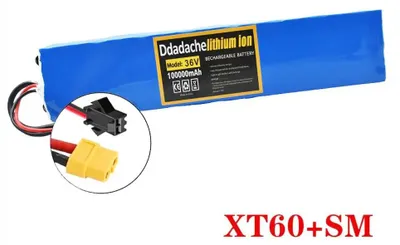 Image de Batterie pour trottinette électrique - 10S3P 36V - 100Ah 18650 Li-Ion - Batterie de remplacement pour trottinette électrique / M365 - Connecteur XT60-SM