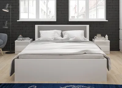 Immagine prodotto di Struttura letto Letto matrimoniale Letto futon 180x200cm bianco