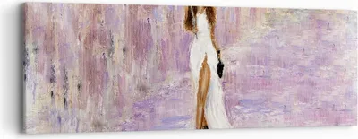 Produktbild von Bild auf Leinwand - Leinwandbild - Frau Regenschirm - 90x30cm - Wand Bild - Wanddeko - Wandbilder - Leinwanddruck - Bilder - Kunstdruck - Wanddekoration - Leinwand bilder - Wandkunst - AB90x30-3822