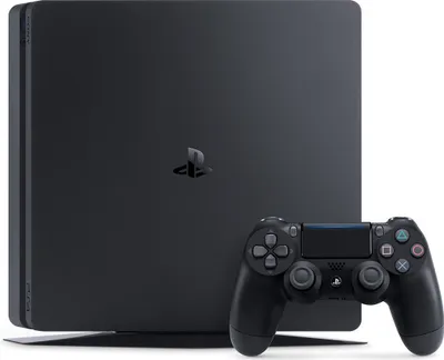 Produktbild von Playstation 4 Grundgerät Slim 500GB (schwarz)