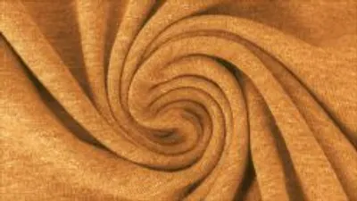 Produktbild von Jersey Yara Ocker Melange 220 g/m², ca. 0,5 m lang, ca. 1,5 m breit, Stoffe Meterware, Baumwolljersey