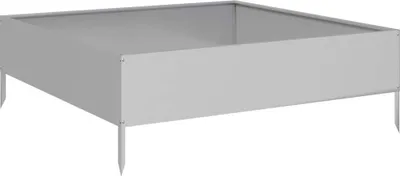 Zdjęcie produktu dla vidaXL Podwyższone łóżko 100x100x33,5 cm Stal ocynkowana