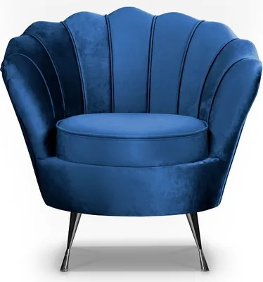 Produktbild von Ohrensessel, Sessel in Muschelform, schöner eleganter Sessel in modischem Stil, moderne Inneneinrichtung, - Sessel Florek