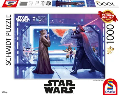 Image de Thomas Kinkade Studios : Star Wars - Le dernier combat d'Obi Wan (1000 pièces)