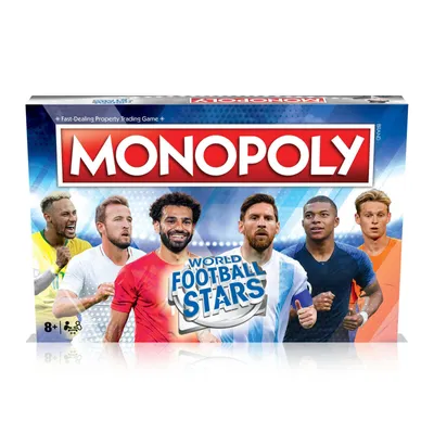 Produktbild von Hasbro Monopoly Brettspiel World Football Stars Edition Fußballspiel