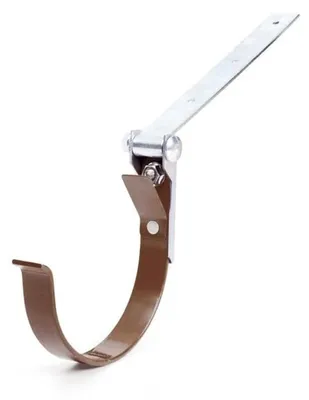 Produktbild von Rinneneisen (Metall) einstellbar braun System 125