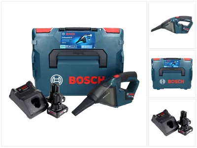Produktbild von Bosch GAS 12V Professional Akku Staubsauger 12 V 0,35 l + 2x Akku 6,0 Ah + Ladegerät + L-Boxx