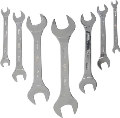 Produktbild von BGS technic Double Open End Spanner Set, 359 g