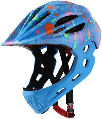 Produktbild von Verstellbare, atmungsaktive Kinder-Fahrradhelme fuer Kleinkinder, leichte Integralhelme mit LED-Licht