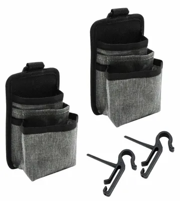 Produktbild von Aufbewahrungstasche für Lüftungsschlitze Auto Organizer Kunstleder Schwarz 2 Stück