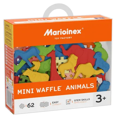 Produktbild von Mini Animals Waffelblöcke 62 Stück 07429