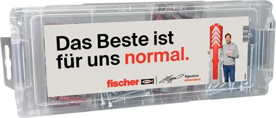 Image de fischer 568544 fischer MiniFixTainer - DuoPower + S Klopp 568544 Dübel- und Schrauben-Sortiment, 160 St.