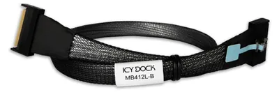 Produktbild von Icy Dock MB412L-B, Kabel, Schwarz, 500 mm, 1 Stück(e), UL20744