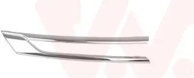 Image de VAN WEZEL Baguette décorative/de protection, grille de calandre chromée droite pour OPEL Astra K