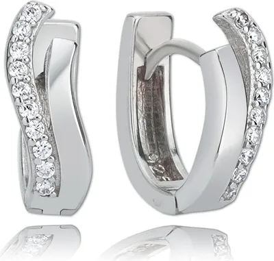Produktbild von Balia Creolen 1,2cm Silber 925 weiß, silber Damen Schmuck BAO0018SW