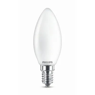 Produktbild von Philips Lampen in Kerzen- und Tropfenform, 4,3 W, 40 W, E14, 470 lm, 15000 h, Kühles Tageslicht