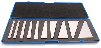 Präzisions-Winkelblock-Set, 10 Stück, 1–30°, gehärtet