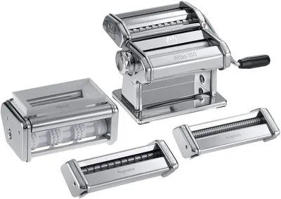 Imagen del producto de Máquina para hacer pasta Marcato GS-Multiplast Atlas 150 Multipast, con 3 accesorios adicionales