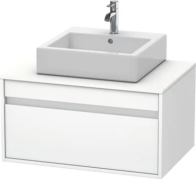 Produktbild von Waschtischunterbau KETHO 550x800x426mm weiß matt weiß matt