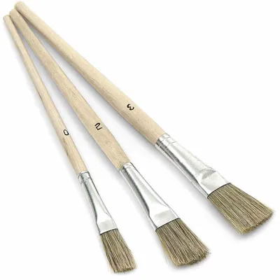 Produktbild von Nölle Emaillelackpinsel-Set 3-teilig