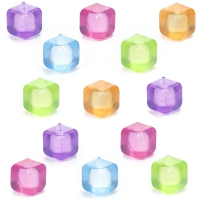 Eiswürfelformen, 30 Stück, bunt, Kunststoff, 16,3x2,8x13,8 cm