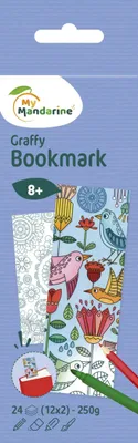Produktbild von Avenue Mandarine 5x Graffy Bookmark, Mandala/Blumen GY038O